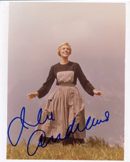 Julie Andrews autograph