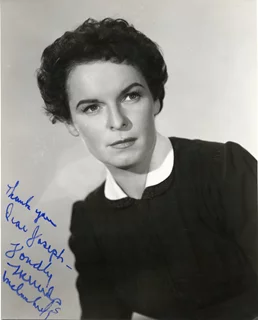 Mercedes McCambridge autograph