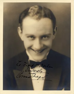 Conrad Nagel autograph