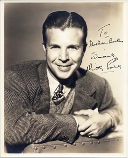 Dick Powell autograph