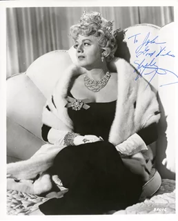 Shelley Winters autograph