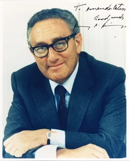 Henry Kissinger autograph