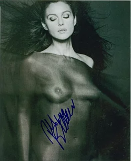 Monica Bellucci autograph