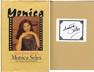 Monica Seles autograph