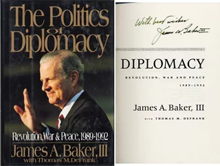 James A. Baker autograph