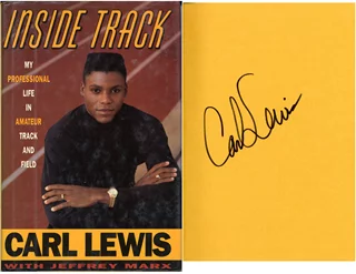 Carl Lewis autograph