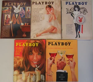 Vintage Playboy Magazines autograph