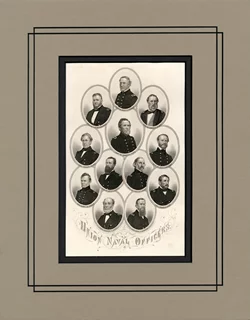 Union Naval Officers autograph