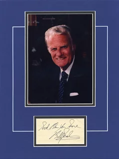 Billy Graham autograph
