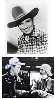 Gene Autry & Roy Rogers autograph