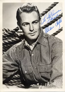 Alan Ladd autograph