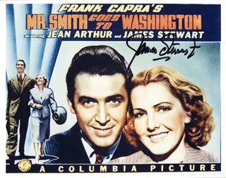 James Stewart autograph