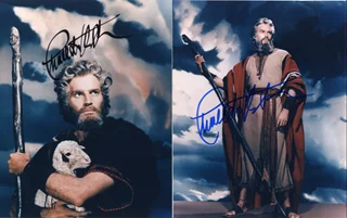 Charlton Heston autograph