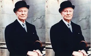 John Gielgud autograph