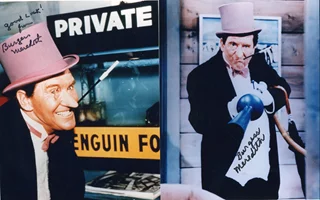 Burgess Meredith autograph