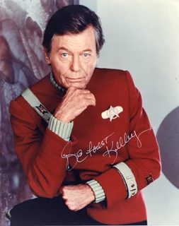 Deforest Kelley autograph