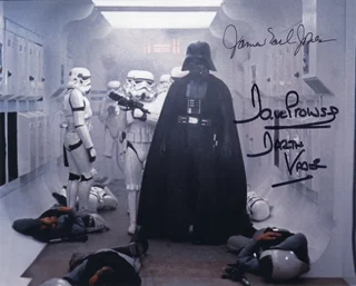 Darth Vader autograph