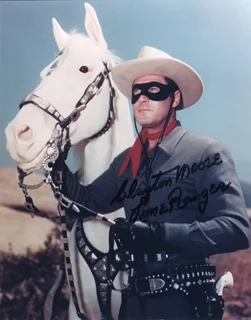 Clayton Moore autograph