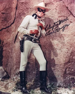 Clayton Moore autograph