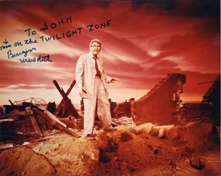 Burgess Meredith autograph