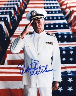 Robert Mitchum autograph