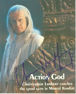 Christopher Lambert autograph