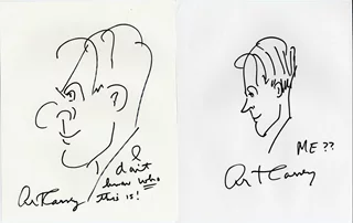 Art Carney autograph