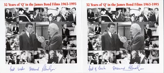 Desmond Llewelyn autograph