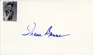 Irene Dunne autograph