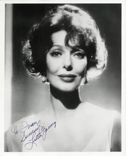 Loretta Young autograph