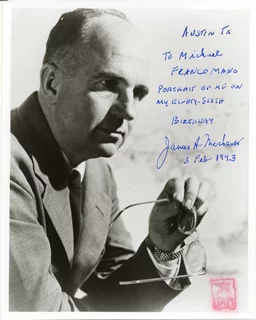James A. Michener autograph