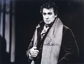 Placido Domingo autograph