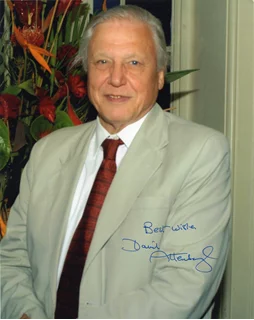 David Attenborough autograph