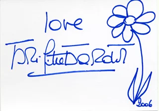 Brigitte Bardot autograph