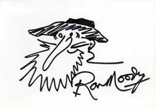 Ron Moody autograph