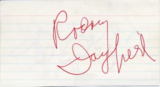 Rodney Dangerfield autograph