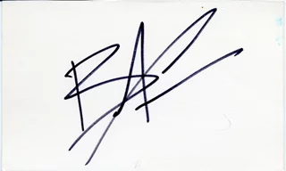 Brandon Lee autograph