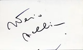 Federico Fellini autograph