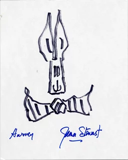 James Stewart autograph