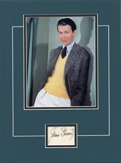 James Stewart autograph