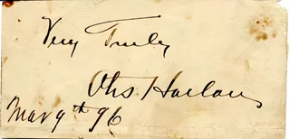 Otis Harlan autograph