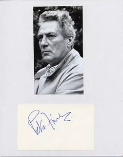 Peter Finch autograph