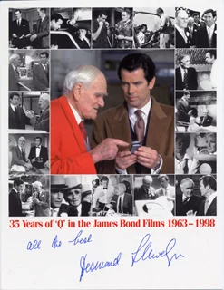 Desmond Llewelyn autograph
