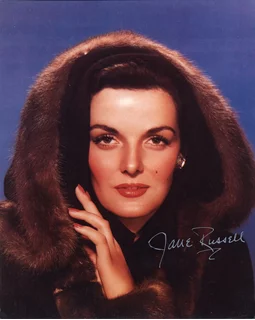 Jane Russell autograph