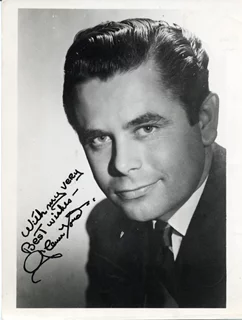 Glenn Ford autograph