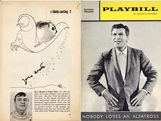 Zero Mostel autograph