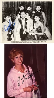 Juliet Prowse & Donald O'Connor autograph