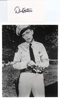 Don Knotts autograph