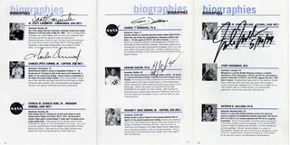 Astronauts autograph