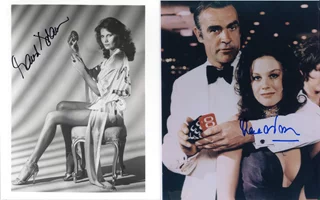 Lana Wood & Maud Adams autograph